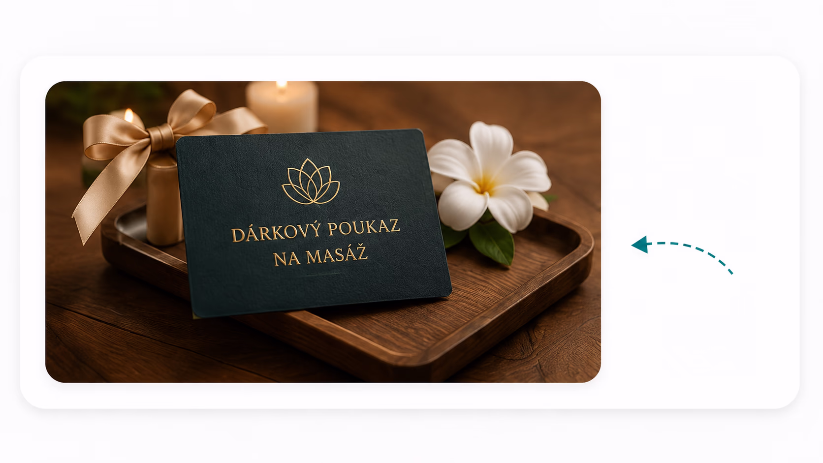 Dárkové poukazy propojené přímo s rezervacemi